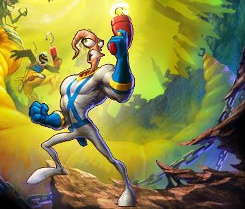 Earthworm Jim - Ретро-рецензия игры «Earthworm Jim, "я не червяк, я благородный воин в белом скафандре"» при поддержке Razer